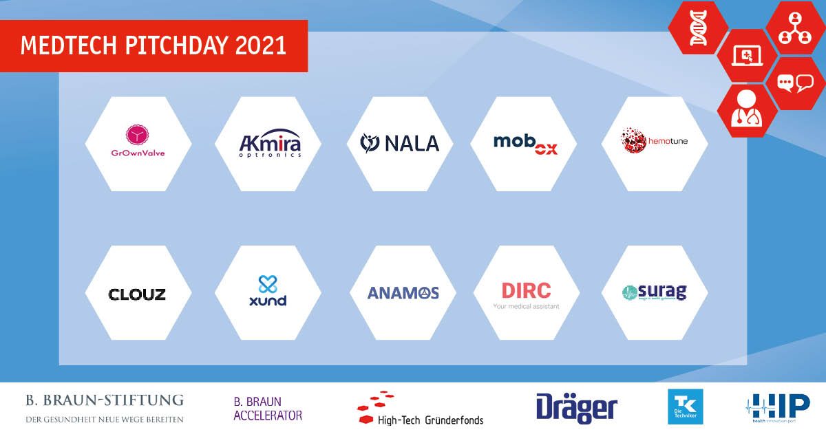 MedTech-Pitchday-2021 Startups